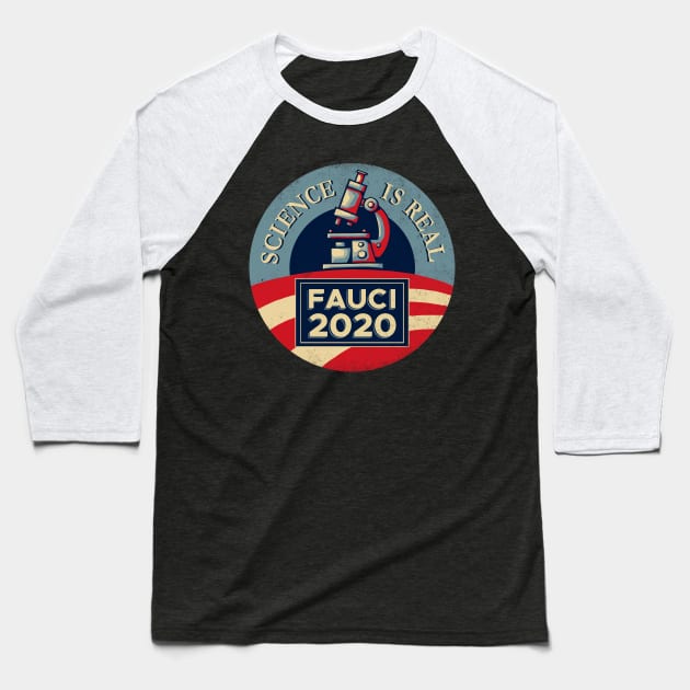 Fauci 2020 Baseball T-Shirt by kg07_shirts